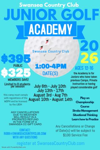 Swansea Country Club Golf Academy logo