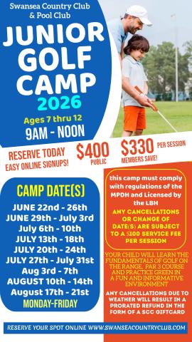 Swansea Country Club Golf Camps  logo